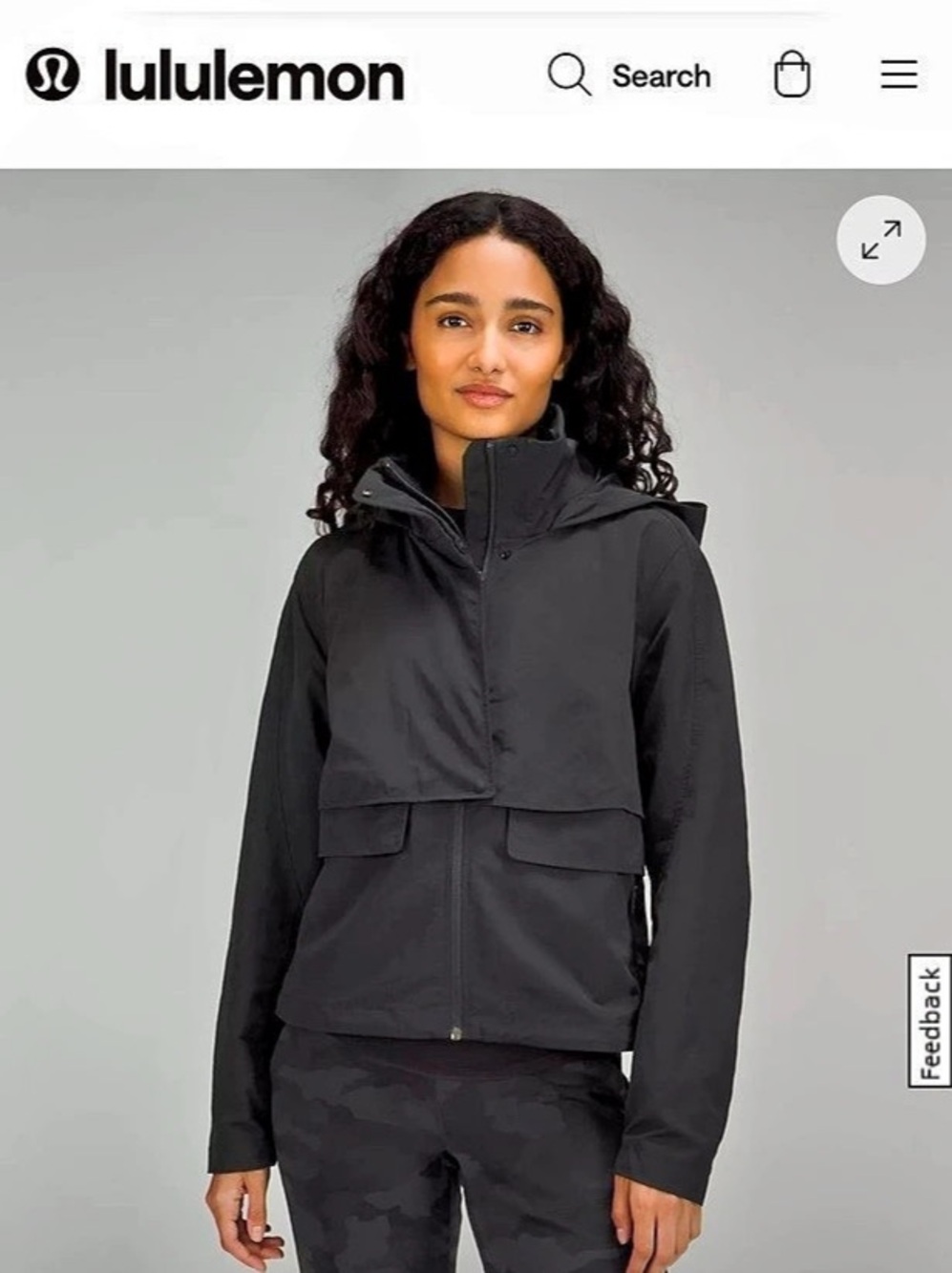 lululemon Always Effortless Classic-Fit Jacket Black Size 6 Like New
